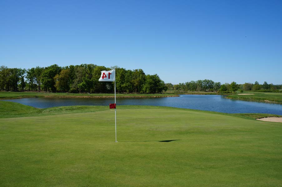 Vue des Lots 13 à 19 depuis Green du 14